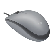 LOGITECH 910-006760, M110 Gri, USB Kablolu, 1000dpi, Optik, 3 Tuşlu, Sessiz Mouse