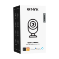 S-LINK SL-IND02, Ev/Bebek Güvenlik Kamerası, WiFi, 2Mpix, 3.6mm Lens, 10m. Gece Görüşü, Hareket algılama, İki Yönlü Ses, Micro SD Kartlı, TUYA Yazılım