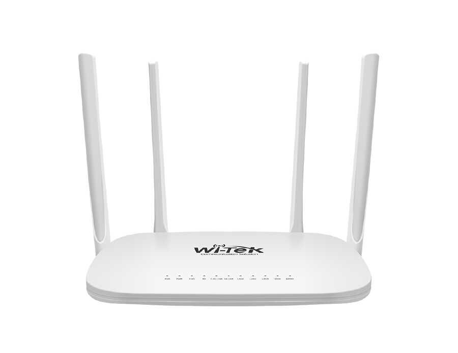 WI-TEK WI-R3 AC1200 Mbps 4*10/100 Port Wi-Fi PoE Switch