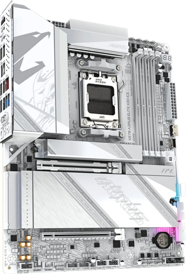 GIGABYTE X870 A ELITE X ICE AMD ANAKART