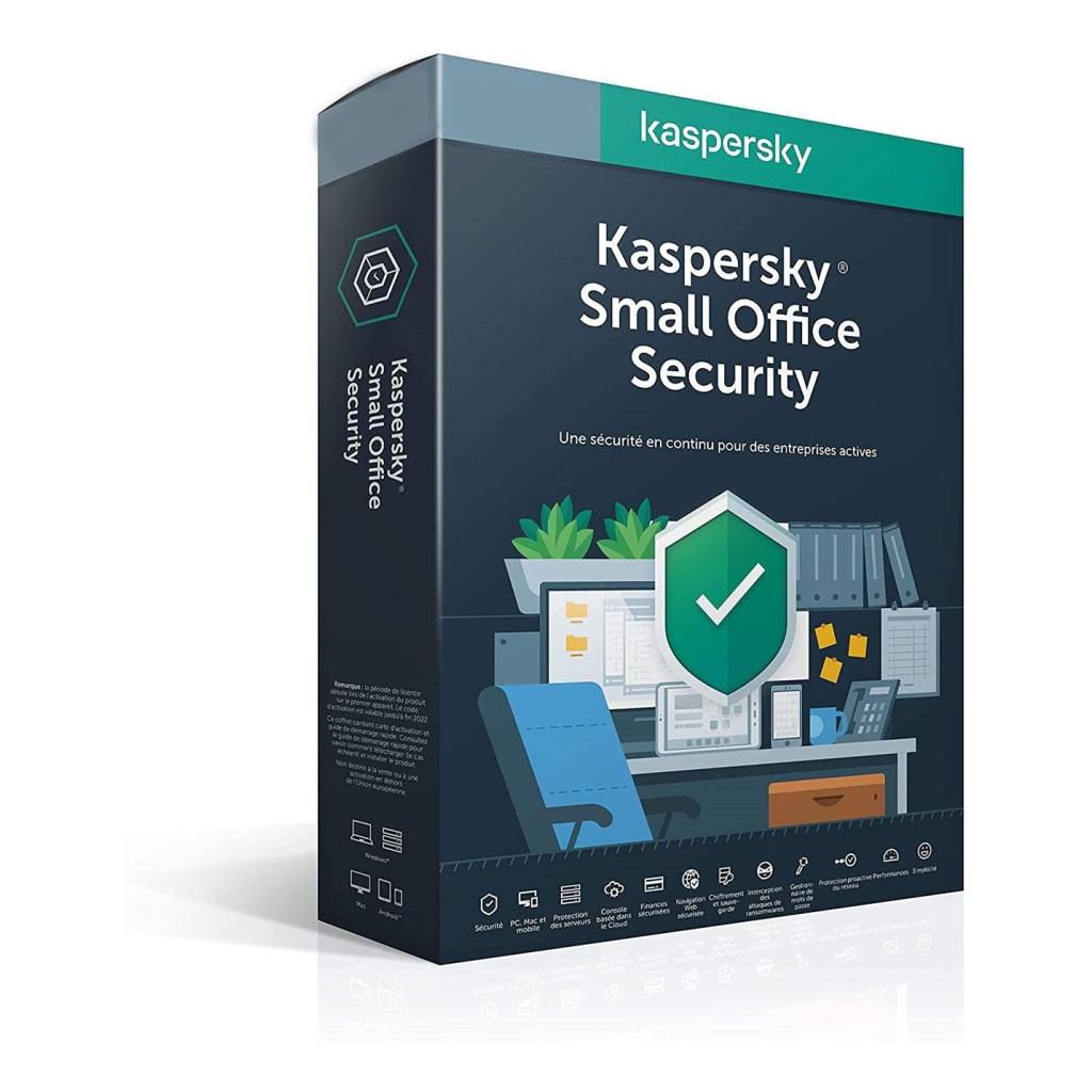 Kaspersky SMALL OFFICE Security 1 Server + 5 User, 1 YIL, Kutulu Ürün