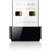 TP-LINK TL-WN725N, 150Mbps, 2.4 Ghz, Dahili Anten, Mini Tasarım, USB2.0, WIRELESS ETHERNET