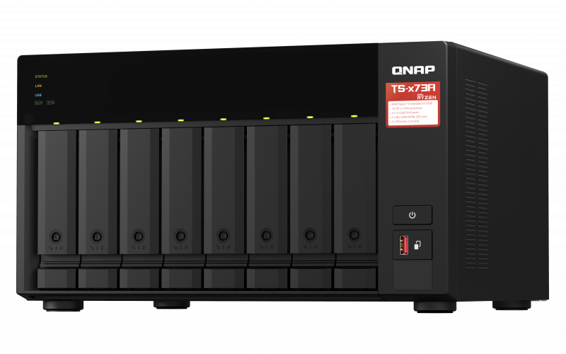 QNAP TS-873A 8GB 8x3.5'' Disk Yuvalı NAS Server