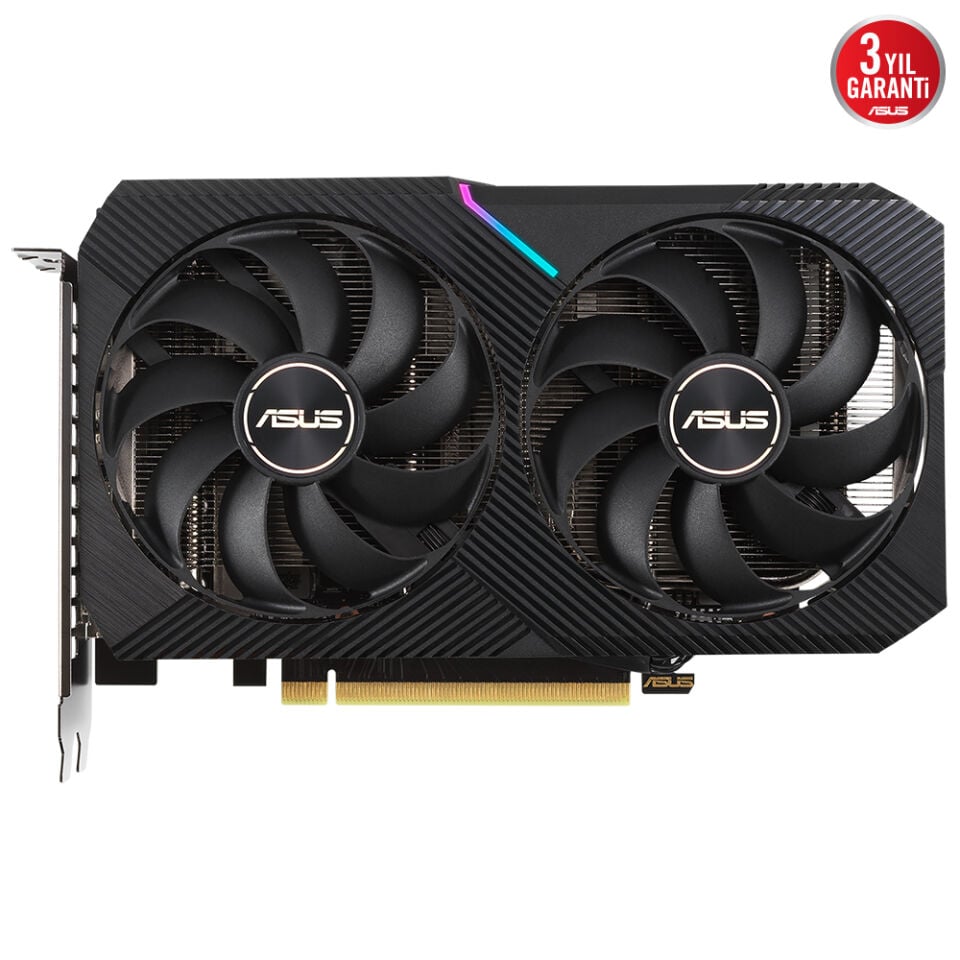 ASUS DUAL-RTX3060-O12G-V2 RTX3060 DUAL 12GB GDDR6 192Bit 3xDP/1xHDMI