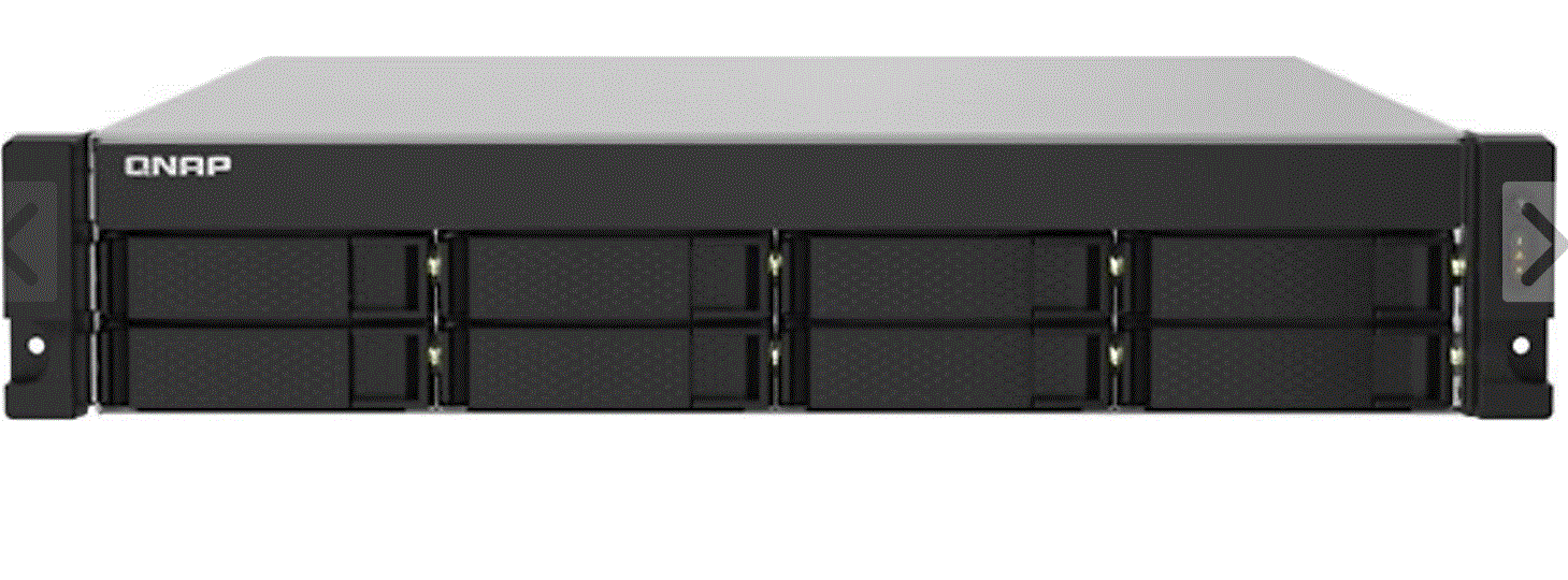 QNAP TS-832PXU-RP 4GB 8x3.5'' Disk Yuvalı Rack NAS Server