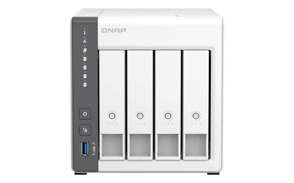 QNAP TS-433-4G 4GB RAID(0,1,5,10) NAS Server