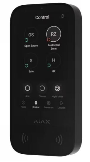 AJAX TouchScreen SİYAH KABLOSUZ TUŞTAKIMI