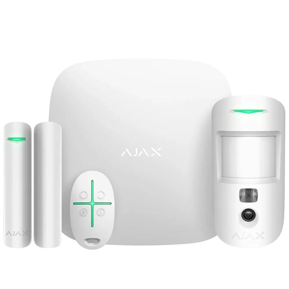 AJAX StarterKit CAM BEYAZ KABLOSUZ ALARM KİTİ