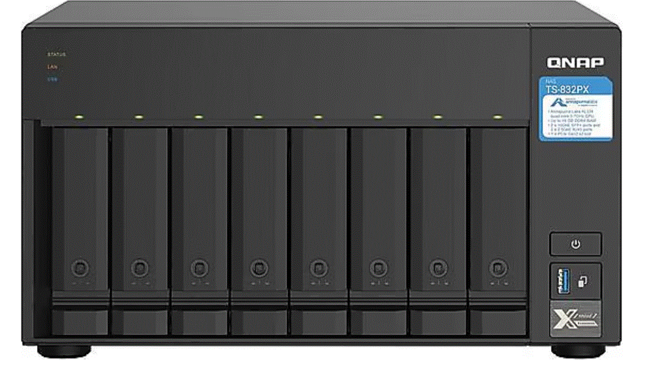 QNAP TS-832PX 4GB 8x3.5'' Disk Yuvalı NAS Server