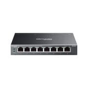 TP-LINK OMADA ES208GP 8 PORT GIGABIT 8 PORT POE 64W YONETİLEBİLİR METAL KASA SWITCH