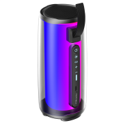 MIKADO MD-17BT CAPELLA, 10W, Taşınabilir, USB/AUX/BT/TF, RGB Işıklı, Transparan, 1800mAh, Mikrofon, Karaoke, Bluetooth Speaker,