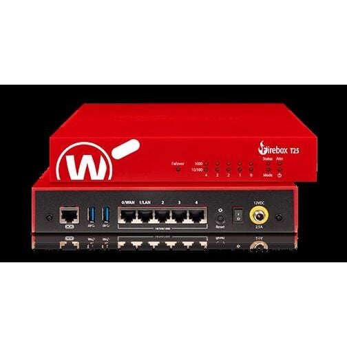WATCHGUARD FIREBOX T25 + 3 YIL LİSANS UCRETSIZ KURULUM DESTEGI