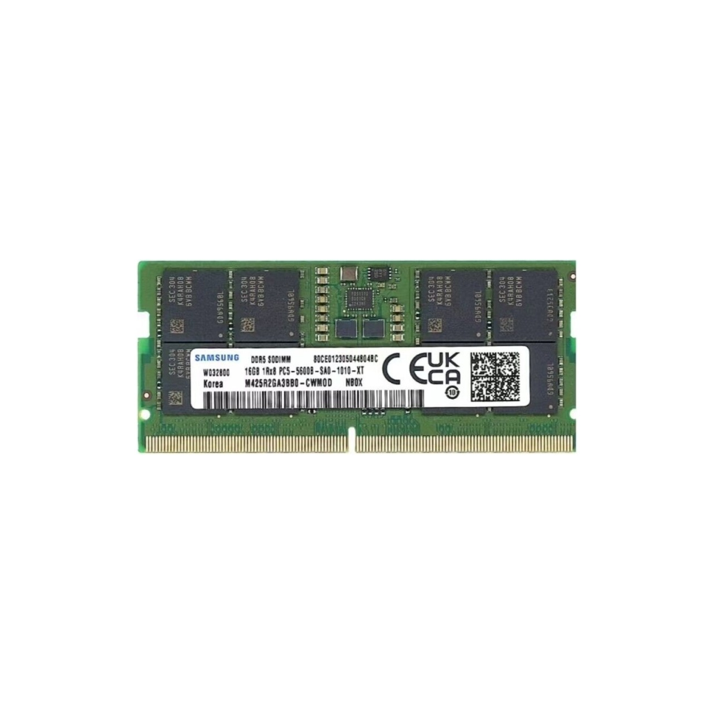 Samsung SAMSO5600/16, 16GB, DDR5, 5600MHz,  CL46, 1.1V Notebook Ram (M425R2GA3BB0-CWMOM)