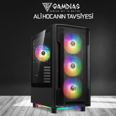 ALİ HOCANIN TAVSİYESİ, RYZEN 5 5600, 16Gb Ram, 500Gb NVMe SSD, 8Gb GDDR5 RX580 Ekran Kartı, 750W Kasa, Free Dos GAMING TAVSİYESİ