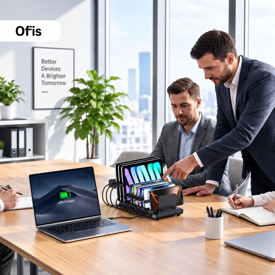 UNITEK UCHARGE 120W 10 BAĞLANTI NOKTALI AKILLI SARJ ISTASYONU (P1230EBK01-EU)