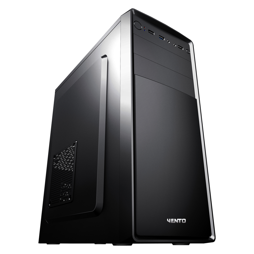 VENTO VS121S Mid Tower, 650W 80+ Siyah, ATX Kurumsal KASA