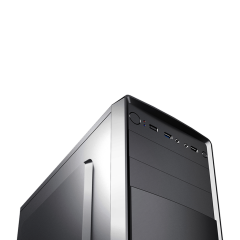 VENTO VS121S Mid Tower, 650W 80+ Siyah, ATX Kurumsal KASA