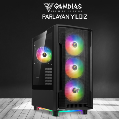 PARLAYAN YILDIZ, RYZEN 5 7500F, 32Gb DDR5 Ram, 1Tb NVMe SSD, 8Gb GDDR5 RX580 Ekran Kartı, 750W Kasa, Free Dos GAMING TAVSİYESİ