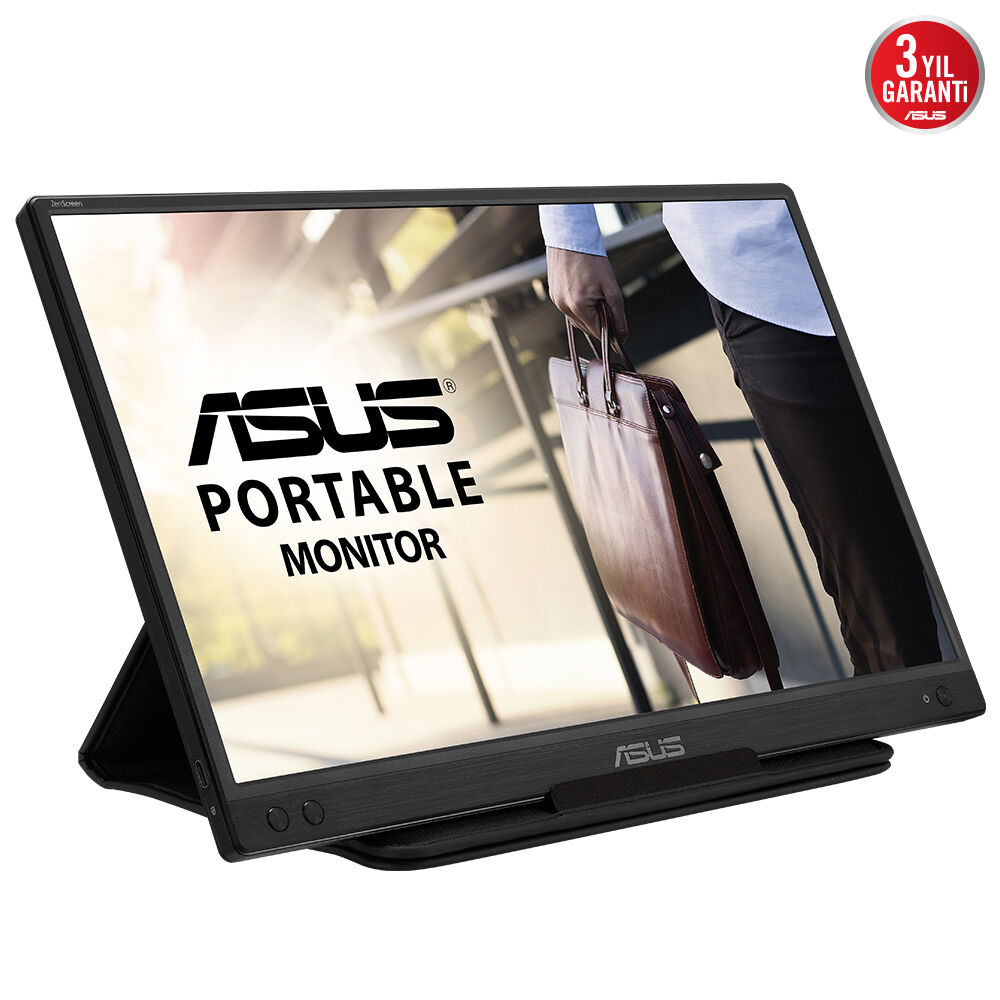 ASUS ZENSCREEN MB166C 15.6'' 5MS 1920x1080 USB TYPE-C TAŞINABİLİR LED ...