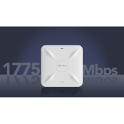 RUIJIE Reyee RG-RAP2260(G), AX3200, 2Port 2.5GE, 1775Mbps, Dual Band, Wifi 6, PoE, Tavan Tipi, Reyee Mesh, Access Point