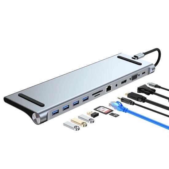 IRT-K15 TYPE-C TO HDTV+VGA+HDTV+SD+TF