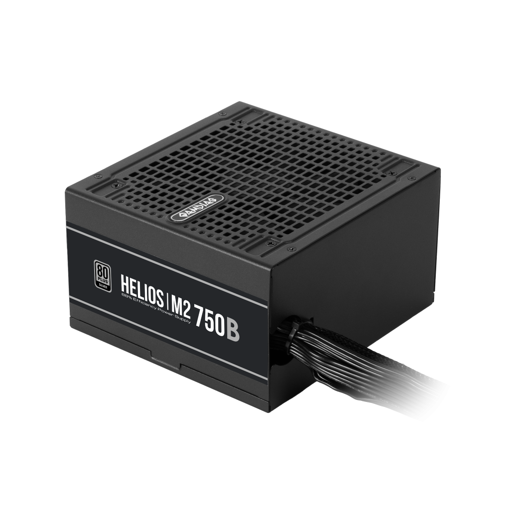 GAMDIAS HELIOS M2-750B, 750W, 80+ Silver, Aktif PFC, GAMING, ATX, Power Supply (PSU)