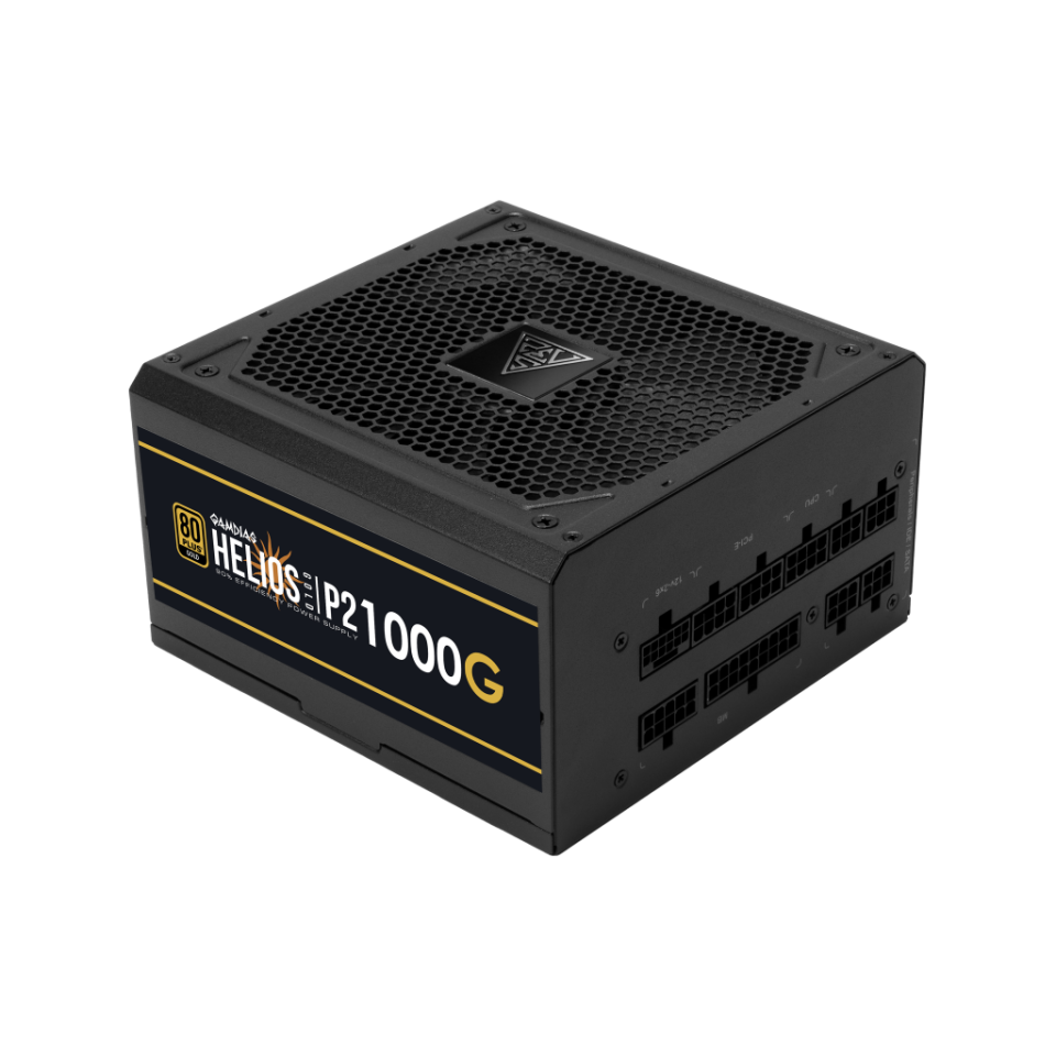 GAMDIAS HELIOS P2-1000G, 1000W, 80+ Gold, Full Modüler, Aktif PFC, GAMING, ATX, Power Supply (PSU)