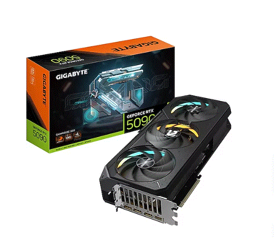GIGABYTE RTX5090 GV-N5090GAMING OC-32GD 32GB Geforce RTX5090 GDDR7 512bit HDMI 3xDP 16x Ekran Kartı