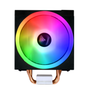 GAMDIAS BOREAS M1-610, LED Lights, 120mm, CPU  Kule Tipi Hava Soğutma, Doğrudan Temas Teknolojisine Sahip 6 adet Gelişmiş Bakır Isı Borusu (AMD AM4-AM5 ve INTEL Tüm işlemciler ile uyumlu)