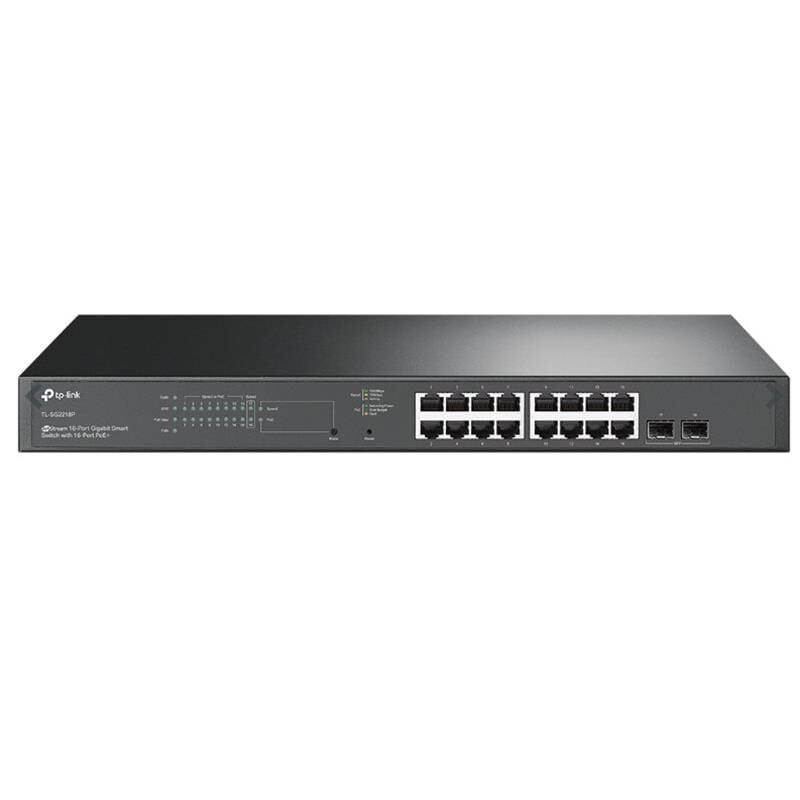 TP-LINK OMADA TL-SG2218P 16 PORT GIGABIT+2XGIGABIT SFP UPLINK YÖNETİLEBİLİR 150W POE RACKMOUNT SWITCH