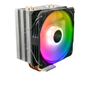 GAMDIAS BOREAS E1-410, ARGB, 120mm, CPU  Kule Tipi Hava Soğutma, Doğrudan Temas Teknolojisine Sahip 4 adet Gelişmiş Bakır Isı Borusu (AMD AM4-AM5 ve INTEL Tüm işlemciler ile uyumlu)