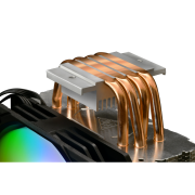 GAMDIAS BOREAS E1-410, ARGB, 120mm, CPU  Kule Tipi Hava Soğutma, Doğrudan Temas Teknolojisine Sahip 4 adet Gelişmiş Bakır Isı Borusu (AMD AM4-AM5 ve INTEL Tüm işlemciler ile uyumlu)