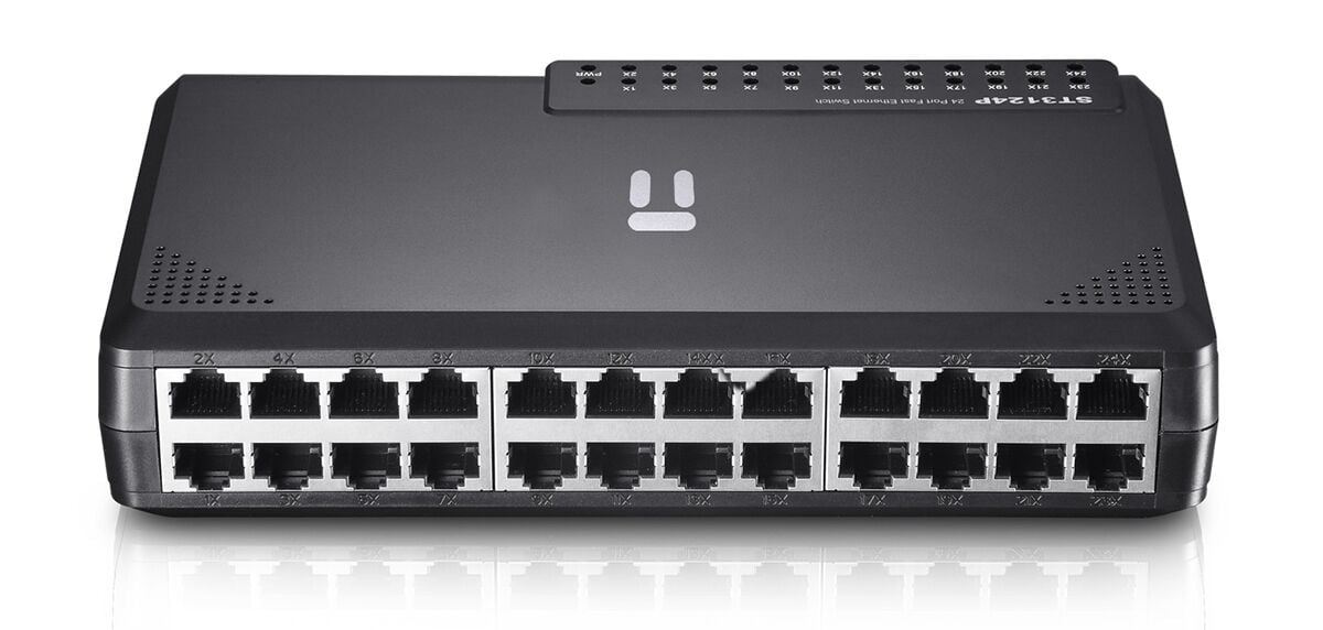 STONET ST3124P 24 Port Fast Ethernet Switch