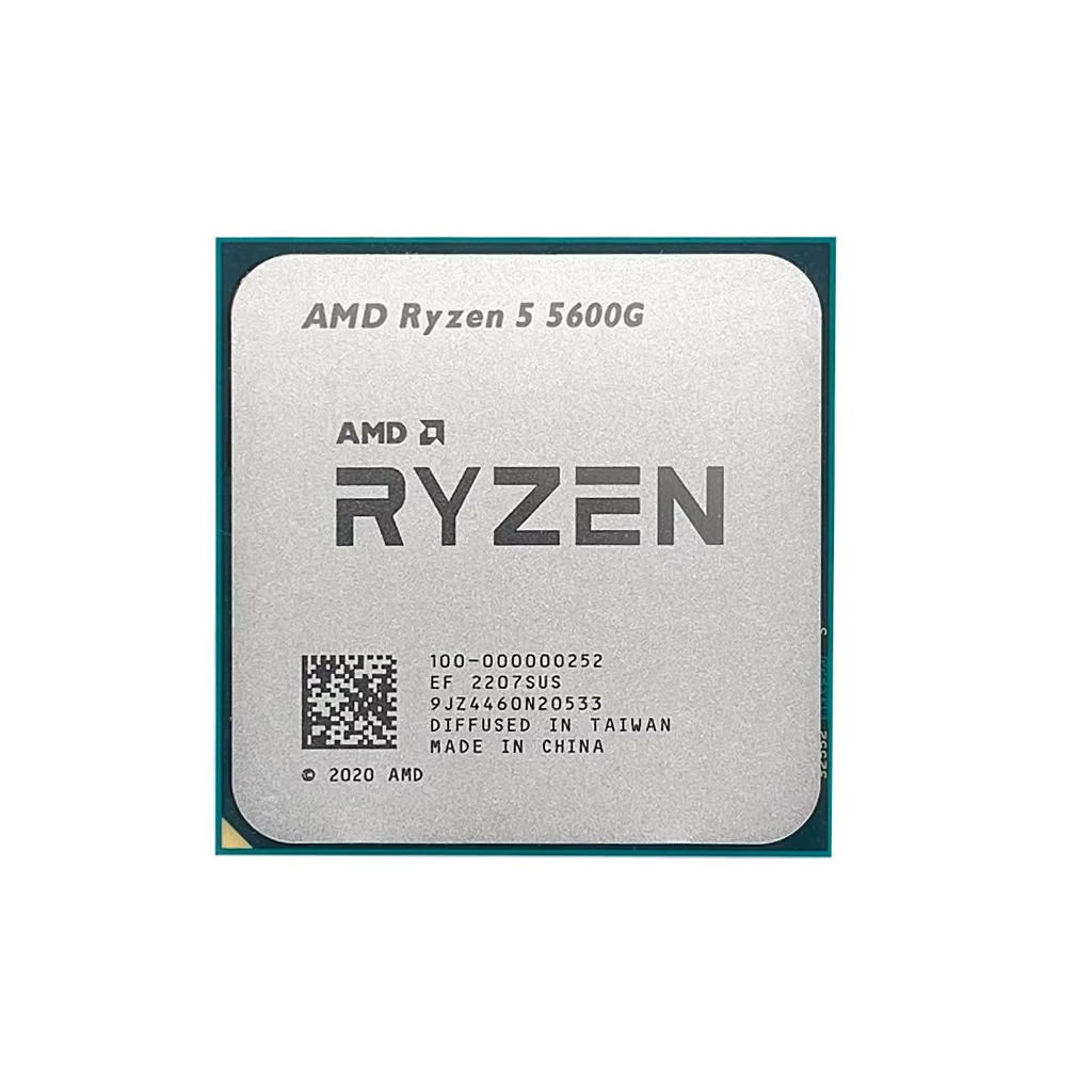 AMD RYZEN 5 5600G 6 Core, 3,90-4.40GHz,19Mb Cache,  45-65W, Radeon Grafikleri, AM4, TRAY, (Dahili Grafik VAR, Fan YOK)