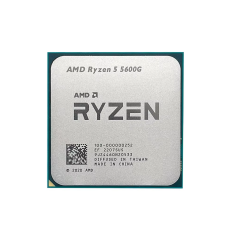 AMD RYZEN 5 5600G 6 Core, 3,90-4.40GHz,19Mb Cache,  45-65W, Radeon Grafikleri, AM4, TRAY, (Dahili Grafik VAR, Fan YOK)