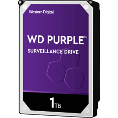 WD PURPLE, WD10PURZ, 3.5" 1TB, 64Mb, 5400 Rpm, 7/24 Güvenlik, HDD  (Türkiye Distribütörü Garantili)