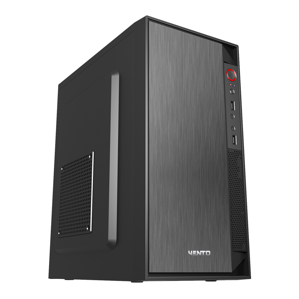 VENTO VS119S, 350W, Siyah, Micro ATX, Tower, Kurumsal, KASA