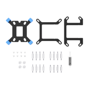 GAMDIAS CHIONE E4-240, 240mm, ARGB, 2 Fanlı, Dijital Ekran, CPU Sıvı Soğutma