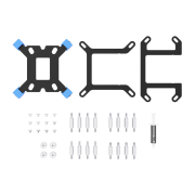 GAMDIAS CHIONE E4-360, 360mm, ARGB, 3 Fanlı, Dijital Ekran, CPU Sıvı Soğutma