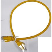 AGER AC-602-0025/Y 25CM UTP CAT6 PATCH KABLO SARI Cu, LSZH AWG 26/7