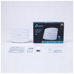 OMADA EAP225, 1Port Gigabit PoE, 1350Mbps,  Dual Band, Aktif Poe, Tavan  tipi Access Point