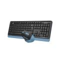 A4 TECH FG1035 KABLOSUZ STANDART SİYAH/MAVİ Q KLAVYE MOUSE