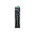 DAHUA LR2110-8ET-120, 10Port, Megabit, 8 Port Megabit PoE, 120W, 1 Port Gigabit, 1 Port Gigabit SFP, Endüstriyel, Masaüstü Switch