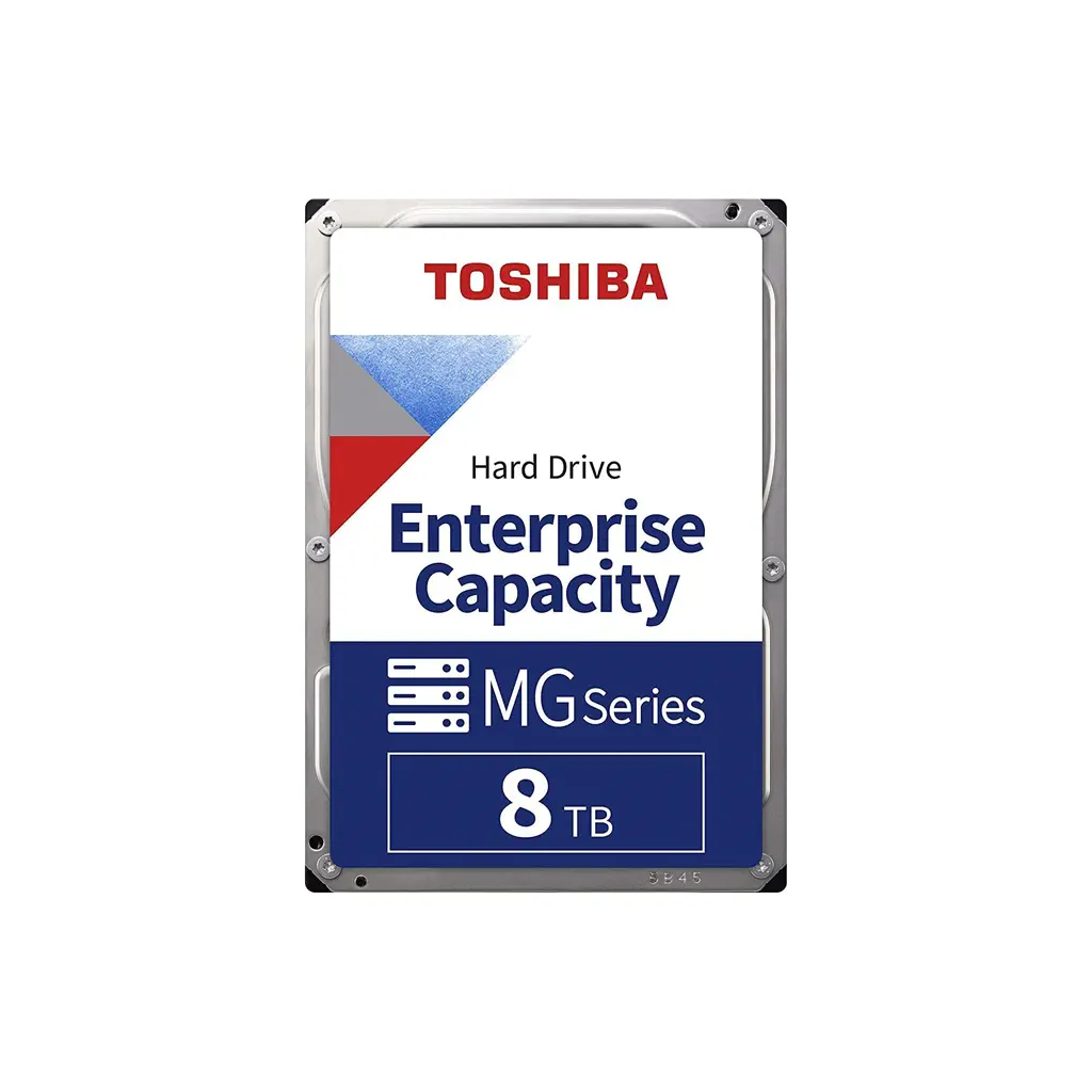 TOSHIBA ENTERPRISE, MG10ADA800E, 3.5", 8TB, 512Mb 7200 Rpm, 7/24 Güvenlik, Data Center, Nas, Server, HDD