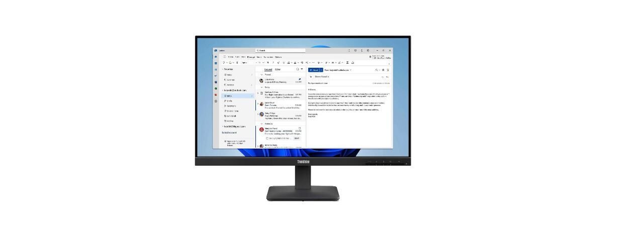 LENOVO 64B5KAT1TK S24-4E 23.8'' LED 4ms 100Hz 1920x1080 FullHD VGA HDMI Vesa Siyah Monitör