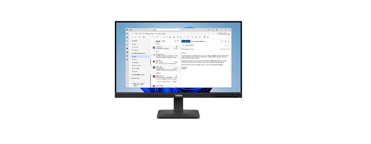 LENOVO 64B5KAT1TK S24-4E 23.8'' LED 4ms 100Hz 1920x1080 FullHD VGA HDMI Vesa Siyah Monitör