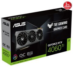 ASUS TUF-RTX4060TI-O8G RTX4060TI 8GB GDDR6X 128Bit 3xDP/1xHDMI