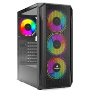 GAMEBOOSTER GB-T005MB Powersız Siyah Mesh Panel Mid Tower ATX Kasa