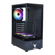 VENTO VG2803F 650W Siyah Temper Camlı Mid Tower ATX Kasa