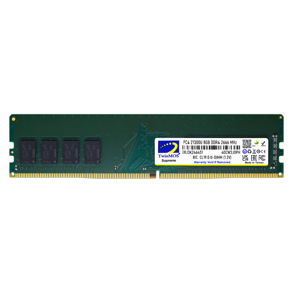TwinMOS MDD48GB2666D, 8GB, DDR4, 2666MHz, 1.2V Desktop Ram